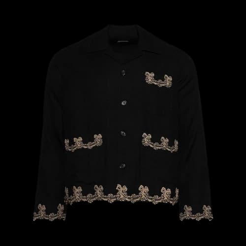 Bode Laurelist Overshirt 'Black'