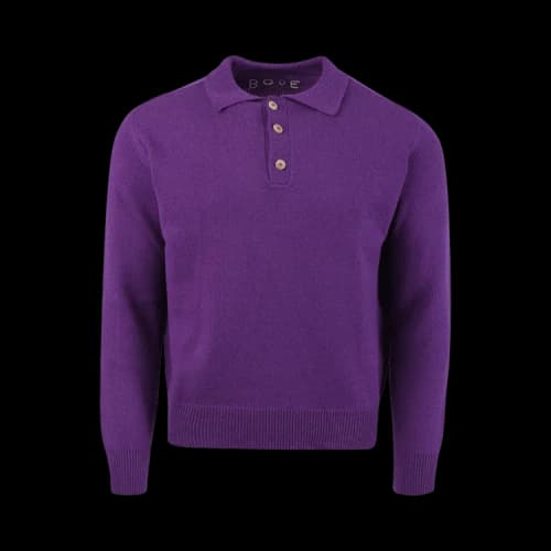 Bode Cashmere Polo 'Purple'