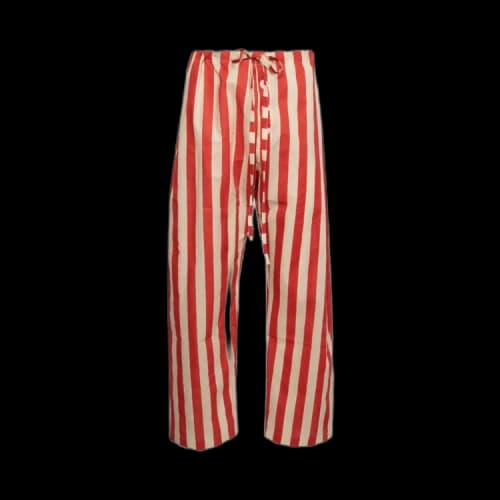 Bode Valance Stripe Pajama Pant 'Red/White'