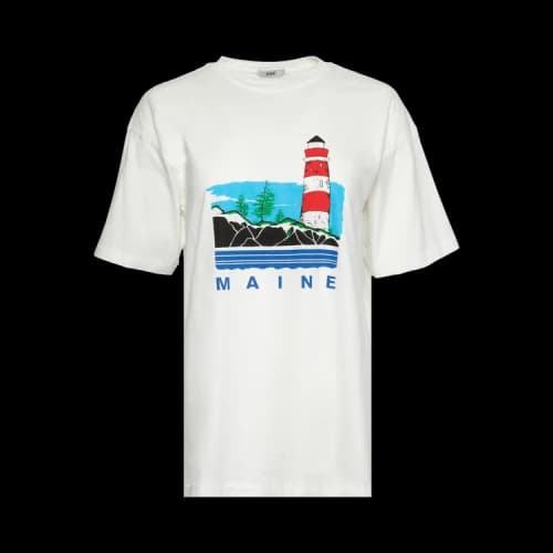 Bode Maine Tee 'Cream'