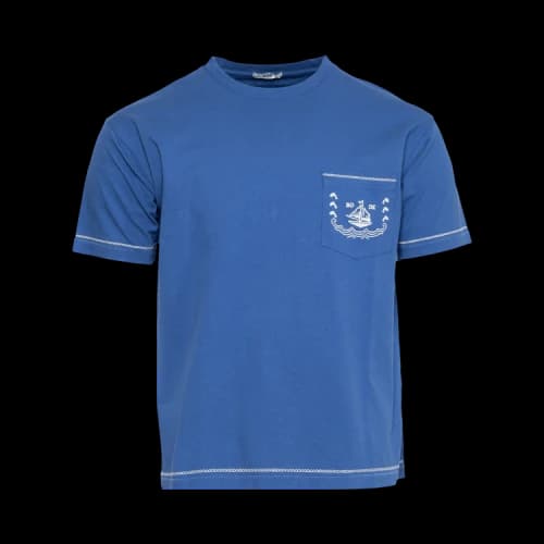 Bode Sailboat Pocket Tee 'Blue'
