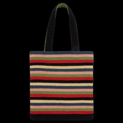 Bode Village Stripe Tote 'Cream'