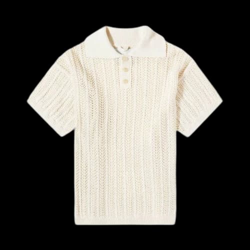 Bode Pointelle Polo 'Cream'