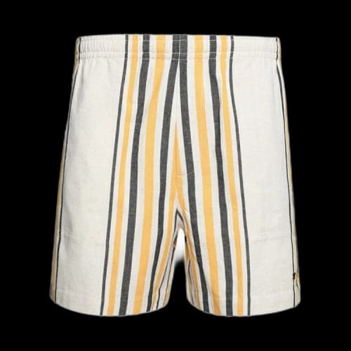 Bode Namesake Stripe Shorts 'Ecru/Multicolor'