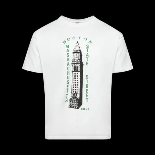 Bode Landmark Tee 'Cream'