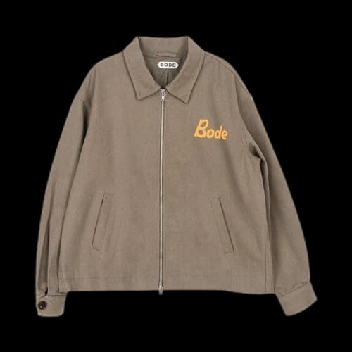 Bode Low Lying Summer Club Jacket 'Grey'