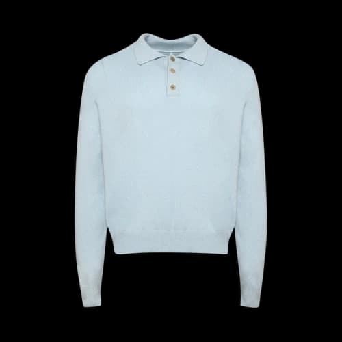 Bode Cashmere Polo 'Cerulean'