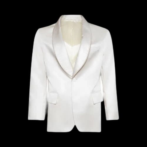 Bode Roping Shawl Collar Tuxedo Jacket 'Ecru'