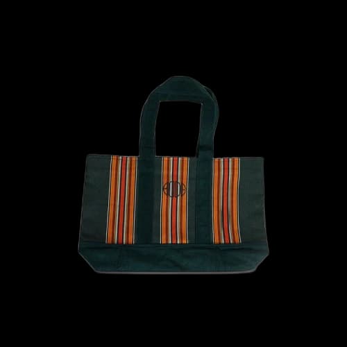 Bode Parakeet Stripe Tote 'Green Multicolor'