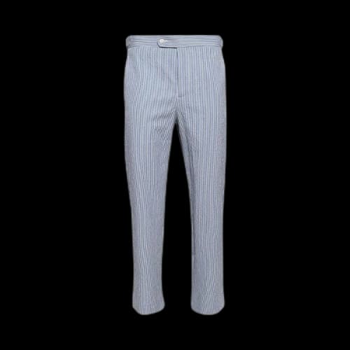 Bode Club Stripe Side Buckle Trousers 'White/Blue'