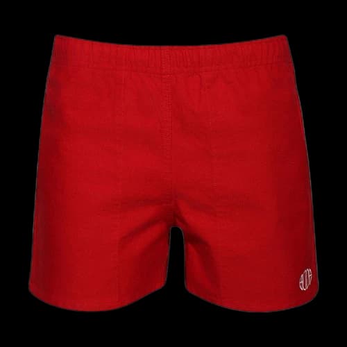 Bode Spring Twill Field Shorts 'Red'