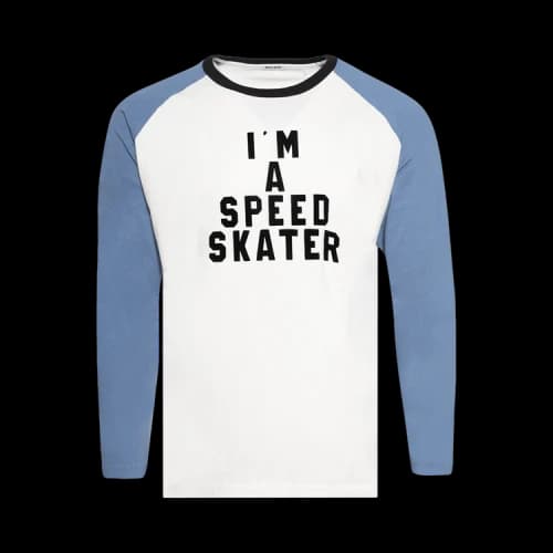 Bode Skater Tee 'Blue/Cream'