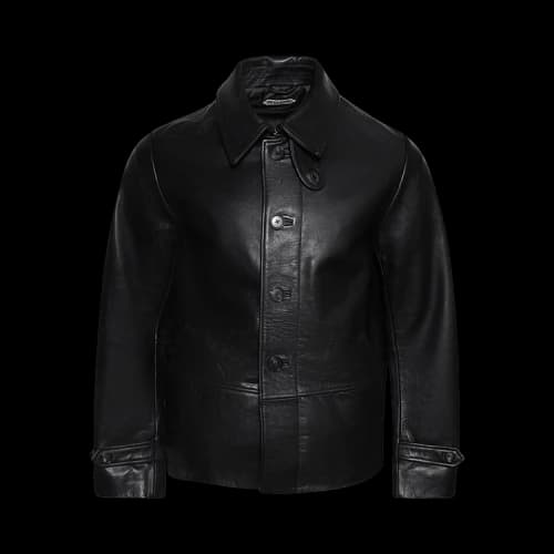Bode Cropped Continental Coat 'Black'