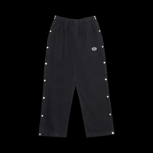 Bode Twill Tear Away Track Pants 'Black'