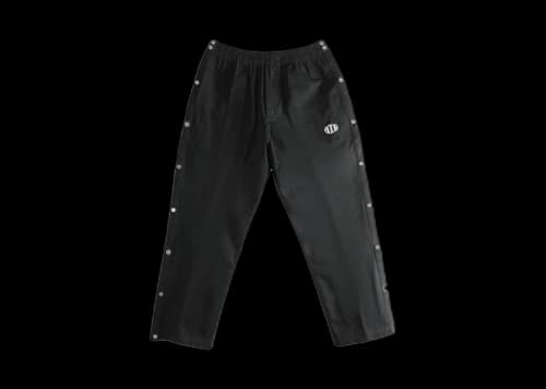 Bode Twill Tear-Away Track Pant Black