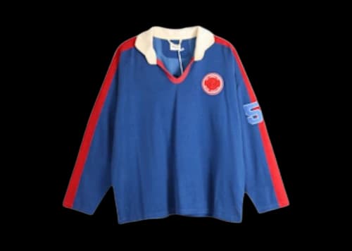 Bode Lakewood Polo Shirt Blue