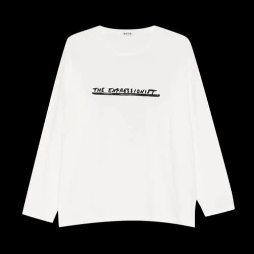 Bode Script Tee 'Cream'