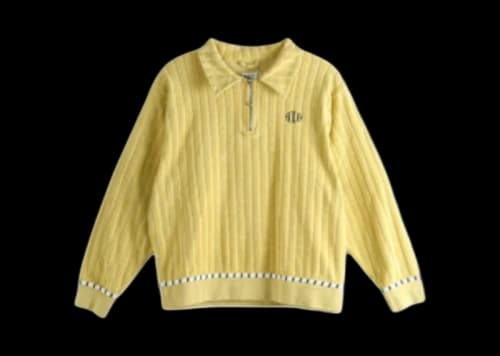 Bode Croquet Ground Pullover Green