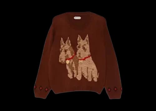 Bode Scottie Pullover Brown