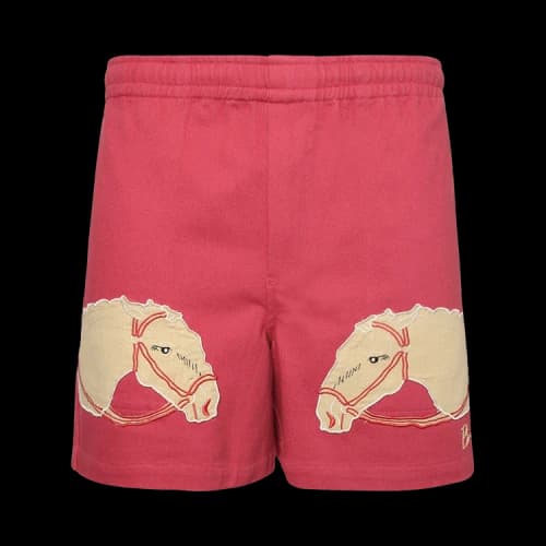 Bode Pony Applique Shorts 'Pink'