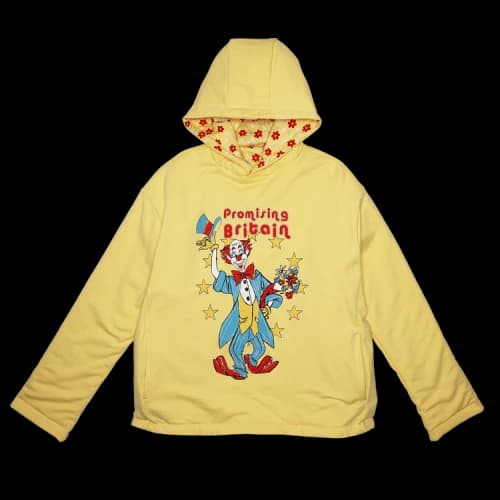 Martine Rose Hoodie With Clown Artwork 'Yellow'