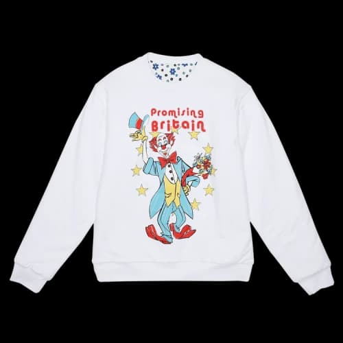 Martine Rose Reversible Crewneck Sweatshirt 'White'