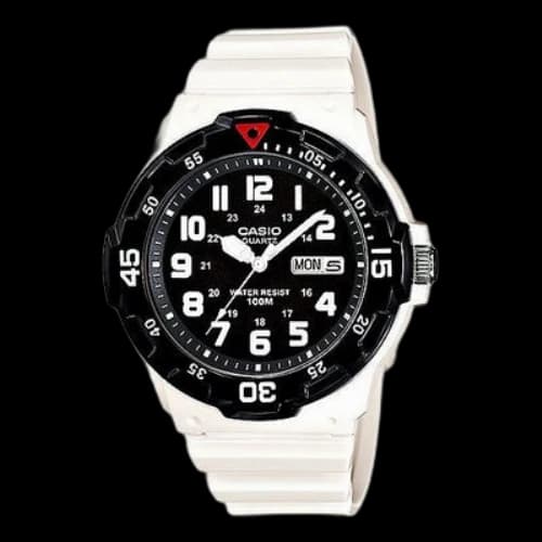 CASIO Diving Sports /White Mens Black Analog