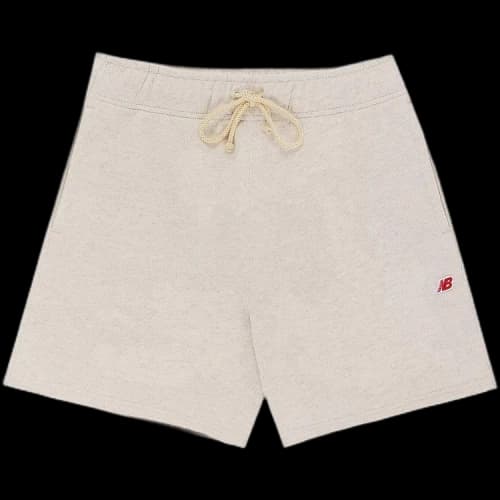 New Balance Made in USA Core Shorts Oatmeal Heather