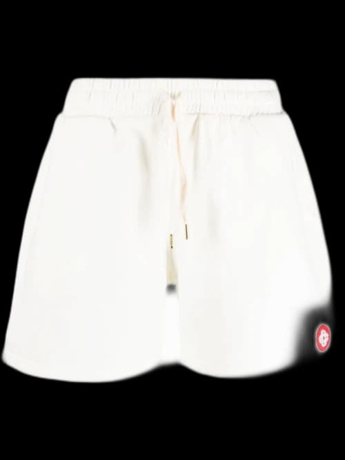 Casablanca Logo Patch Shorts White