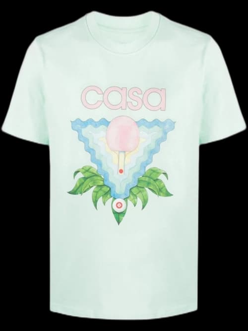 Casablanca Memphis Icon T-shirt Green