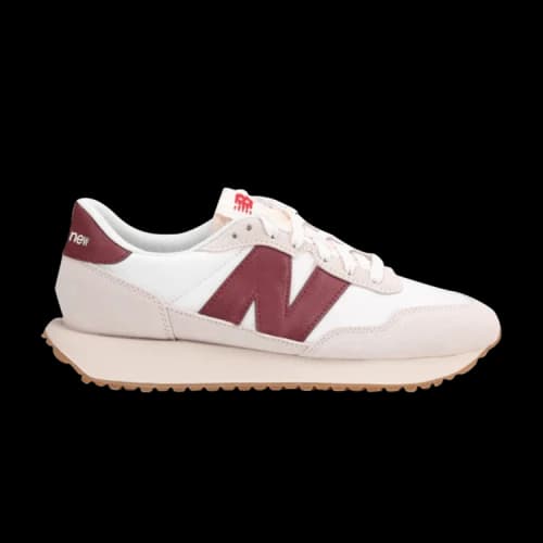 New Balance 237 White Burgundy