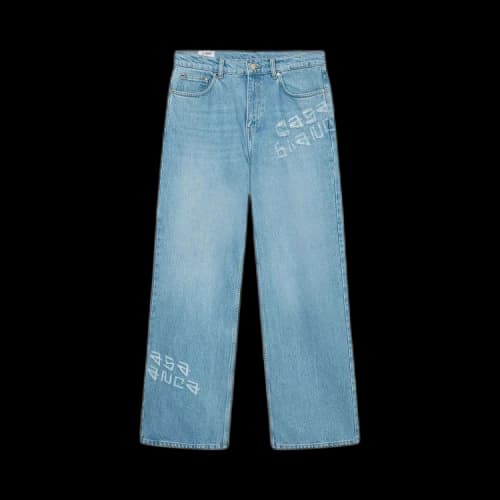 Casablanca Graffiti Jeans 'Light Blue Vintage Wash'