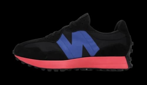 New Balance 327 Black Blue Red