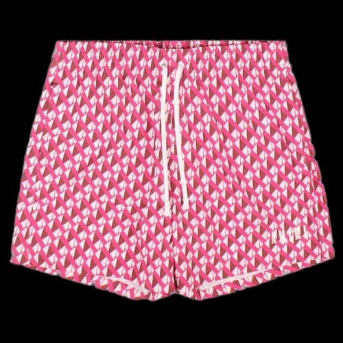 Amiri AAA Swim Trunks 'White/Red'