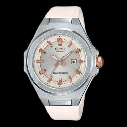 CASIO Quartz Waterproof Shockproof PinkSilver Analog