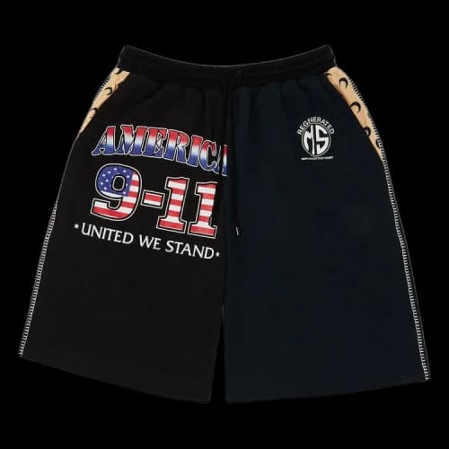 Marine Serre Regenerated Graphic T-Shirt Bermudas 'Black'