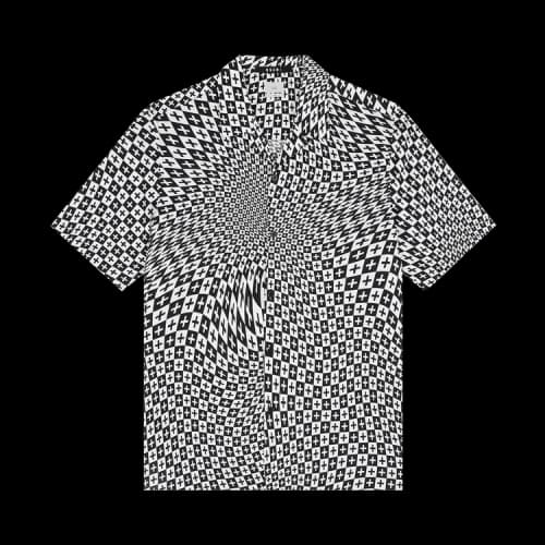Ksubi Check Out Resort Short-Sleeve Shirt 'Black'