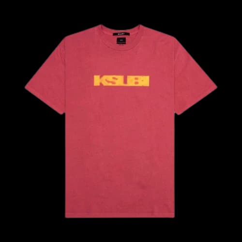 Ksubi Pixel Sign Biggie Sundown Short-Sleeve Tee 'Red'