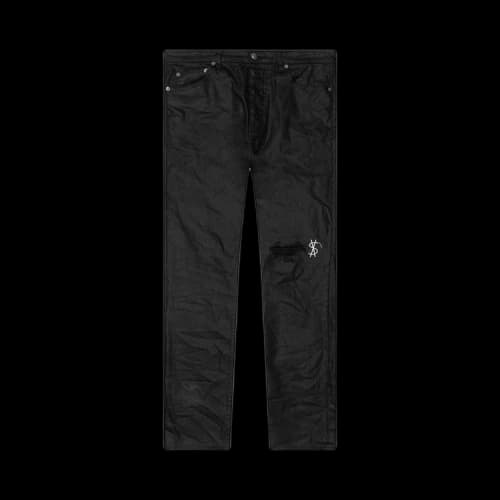 Ksubi Chitch Waxed Slim Fit Jeans 'Black'