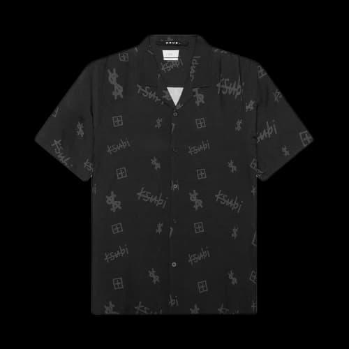 Ksubi Kash Box Resort Shirt 'Coal'