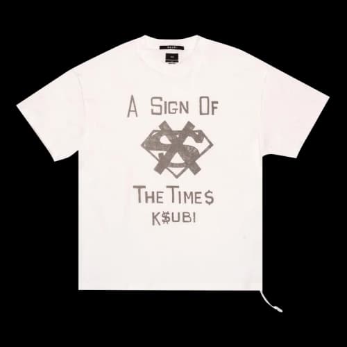 Ksubi The Sign Ekcess T-Shirt 'Antique White'