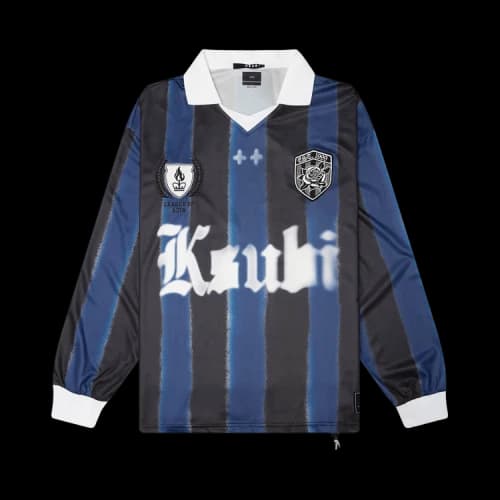Ksubi Offside Long-Sleeve Mesh Jersey 'Stripe'