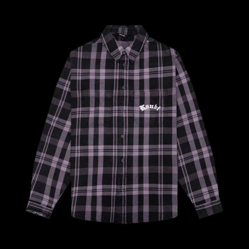 Ksubi Vulture Flannel Long-Sleeve Shirt 'Plum'