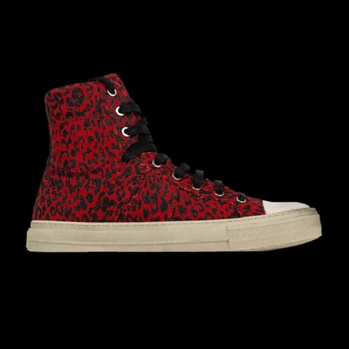 Amiri Sunset High 'Red Leopard Glitter'