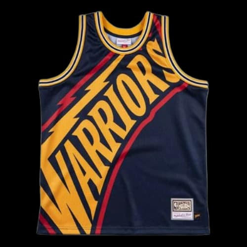 Mitchell & Ness Big Face Jersey 'Golden State Warriors'