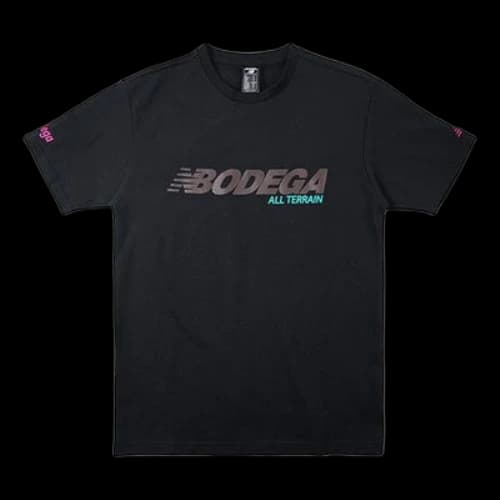 New Balance x Bodega Alphabet Logo T-Shirt 'Black'