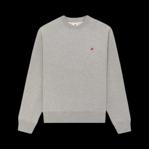 New Balance Made in USA Core Crewneck Sweatshirt Athletic Grey
