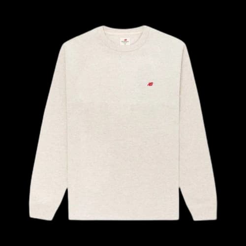 New Balance Made in USA Core L/S T-Shirt Oatmeal Heather