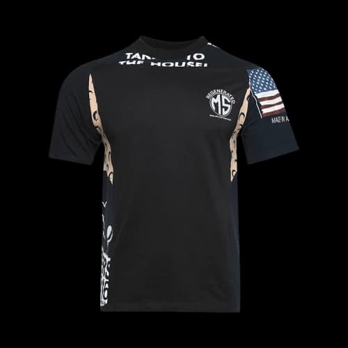 Marine Serre Regenerated Graphic Patchwork T-Shirt 'Black'