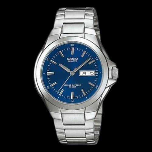 CASIO 40mm quartz waterproof Stainless Steel Strap Mens
